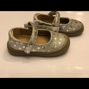 NWT Cat & Jack glitter metallic Mary Janes